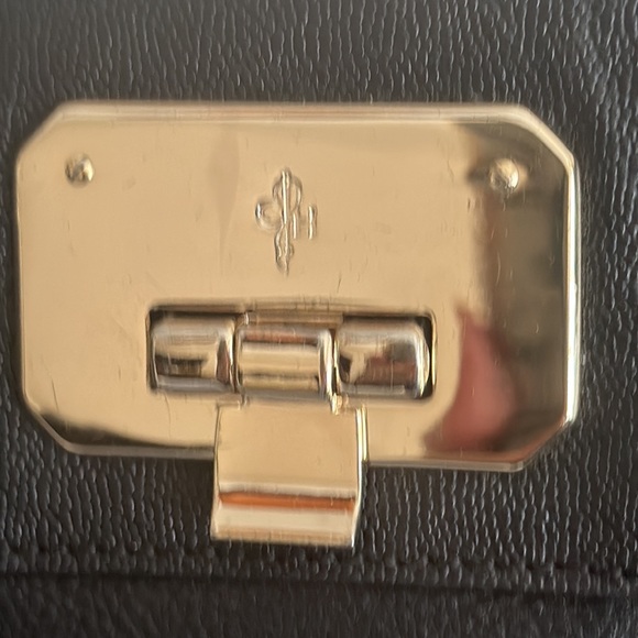 Cole Haan black leather 14 by 14” leather bag gorgeous - Picture 3 of 15